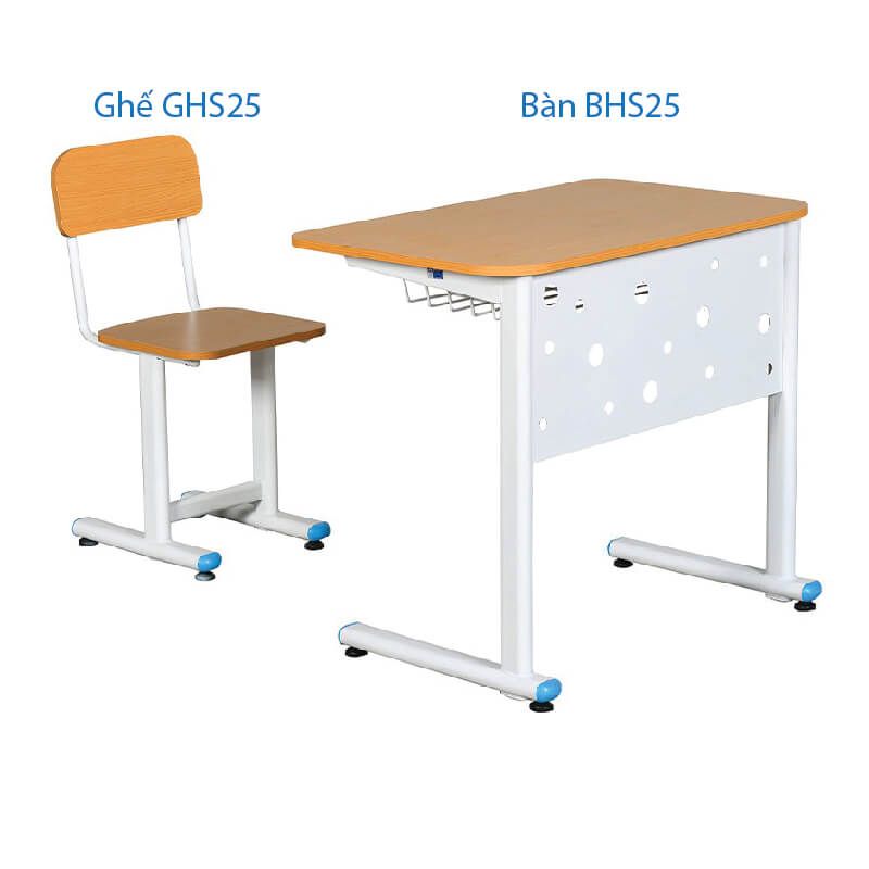 Bàn Ghế Học Sinh Tiểu Học, Cấp 1 BHS25 gỗ Melamine