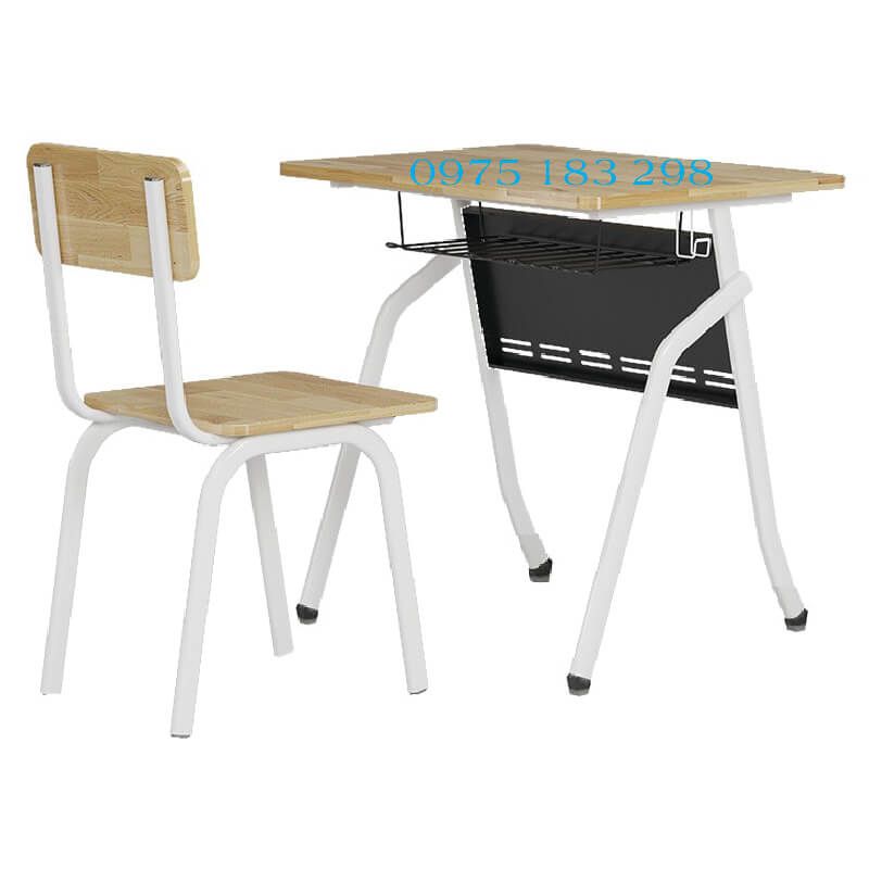 Bộ Bàn Ghế Học Sinh BHS41AG gỗ tự nhiên