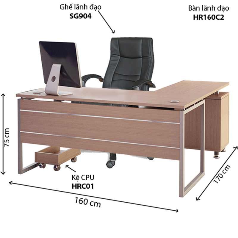 Bàn lãnh đạo Royal HR160C2