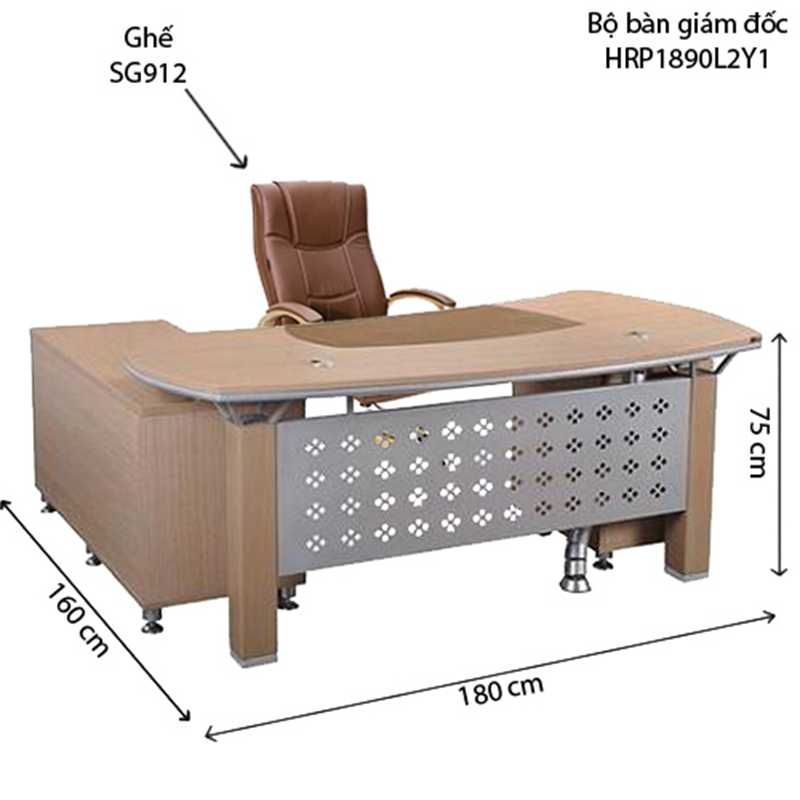 Bàn lãnh đạo Royal HRP1890L2Y1