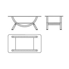 Bàn Sofa gỗ tự nhiên BSF81