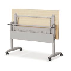 Bàn Gấp 1m4 Chân Sắt 2 Bánh Xe Trước BHL14