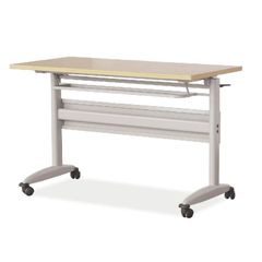 Bàn Gấp 1m4 Chân Sắt 2 Bánh Xe Trước BHL14