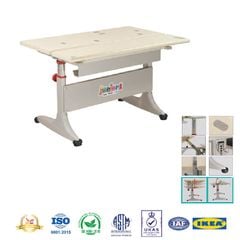 Bàn Học Sinh dài 80cm Trắng Sữa BHS01B-LG