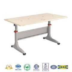 Bàn Học Sinh dài 1m1 Trắng Sữa BHS01-LG