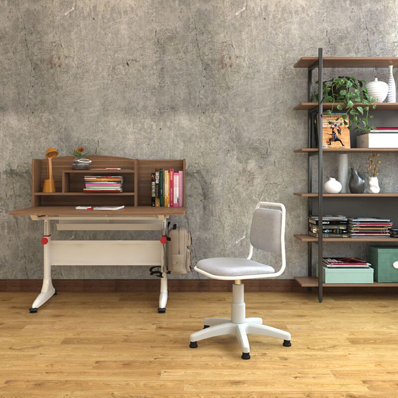 Ghế Học Sinh IKEA chân cố định xoay GHS231-N (Màu Xám)