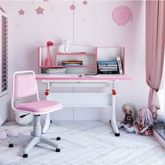 Ghế Học Sinh IKEA chân cố định xoay GHS231-N (Màu Hồng)