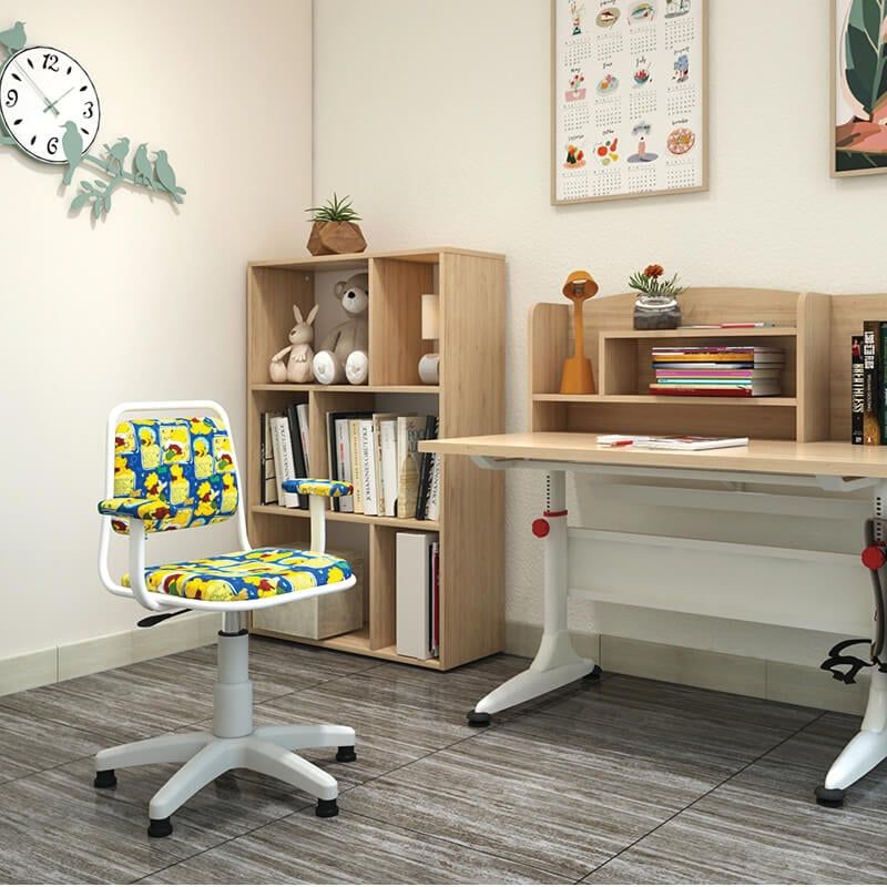 Ghế Học Sinh GHS232-N Chân xoay cố định có Tay