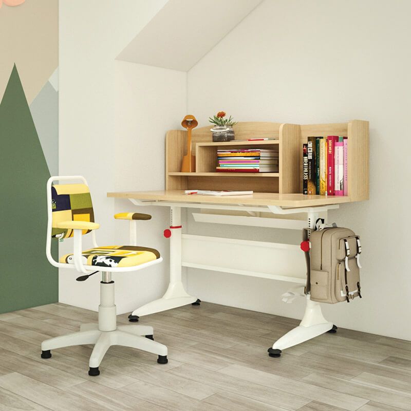 Ghế Học Sinh GHS232-N Chân xoay cố định có Tay