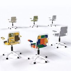 Ghế Học Sinh GHS232-S Chân có bánh xe
