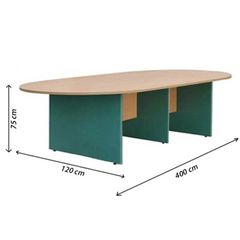 Bàn họp mặt Oval SVH2812OV