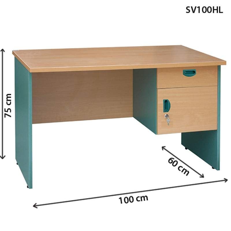 Bàn làm việc hộc liền SV100HL
