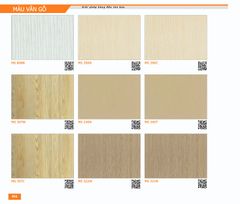 Bảng mầu gỗ Melamine