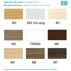 Bảng Màu Gỗ Melamine