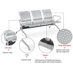 Ghế băng Inox RPC09-3I