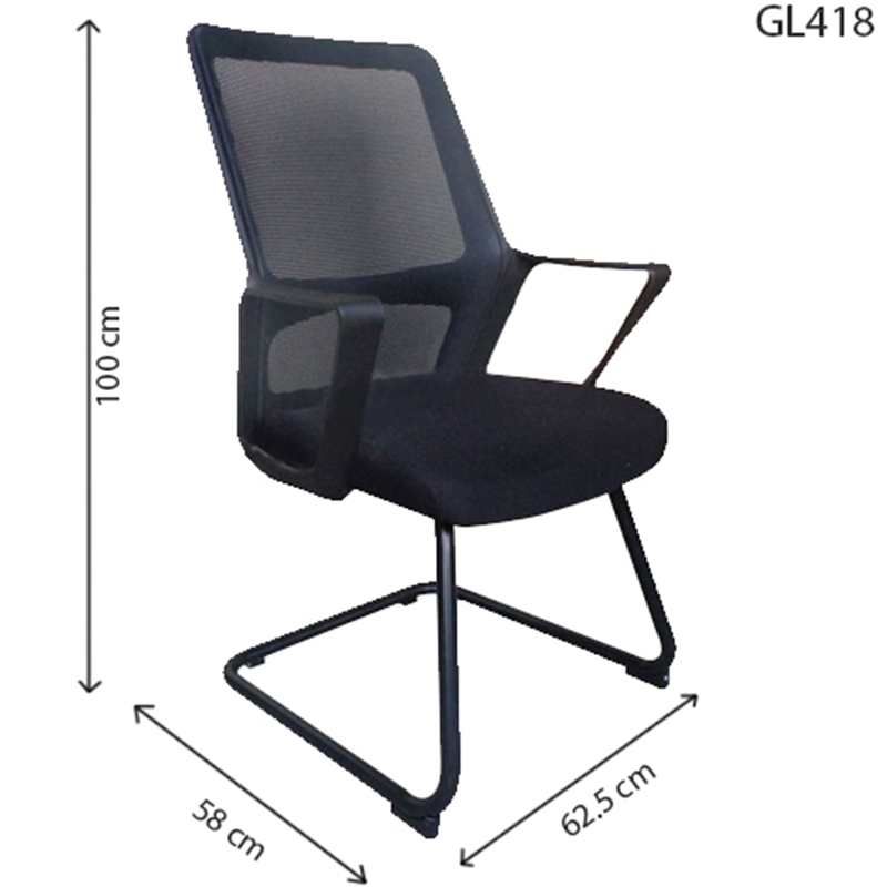 Ghế họp lưới chân quỳ GL418