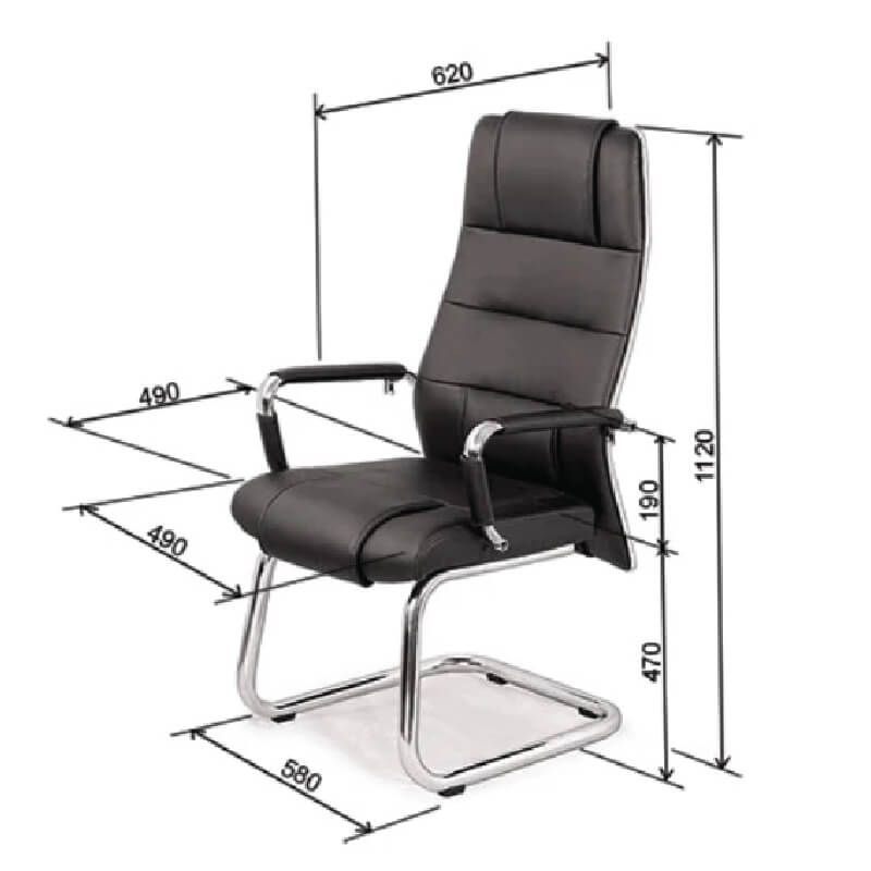 Ghế Quỳ Bọc Da Khung Mạ GQ11.1 (Nhiều Màu)