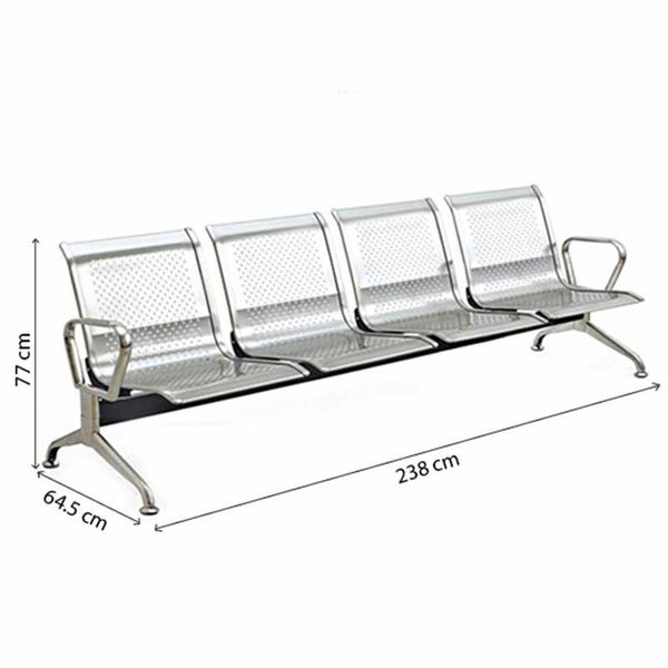 Ghế băng chờ Inox GPC04I-4