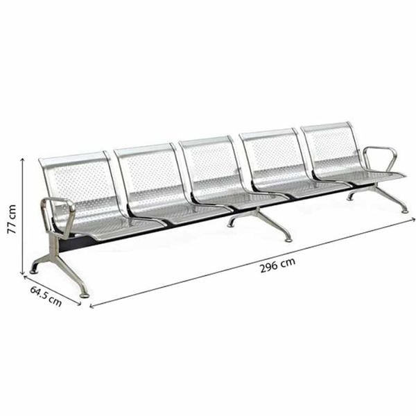 Ghế băng chờ Inox GPC04I-5
