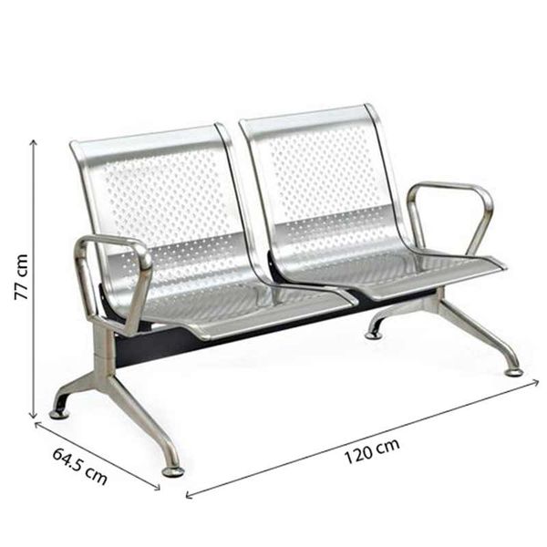 Ghế băng chờ Inox GPC04I-2