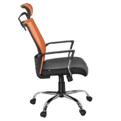 Ghế Xoay Lưới Chân Nhựa, Mạ, HK GX402B