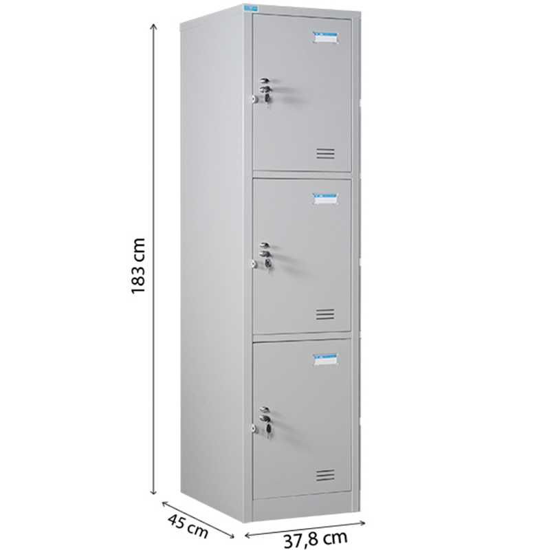 Tủ Locker 3 khoang TU983
