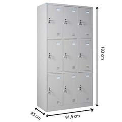 Tủ Locker 9 khoang TU983-3K