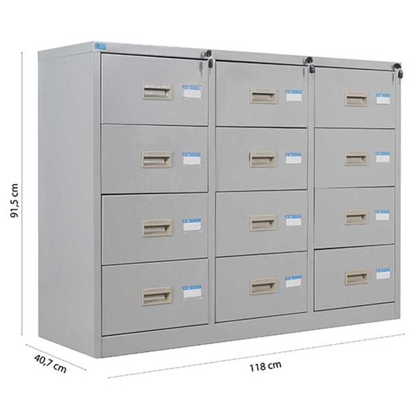Tủ ghép bằng thép TU118-12D