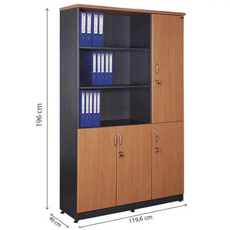 Tủ gỗ văn phòng NT1960-3B