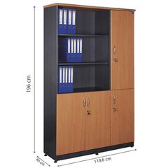 Tủ gỗ văn phòng NT1960-3B