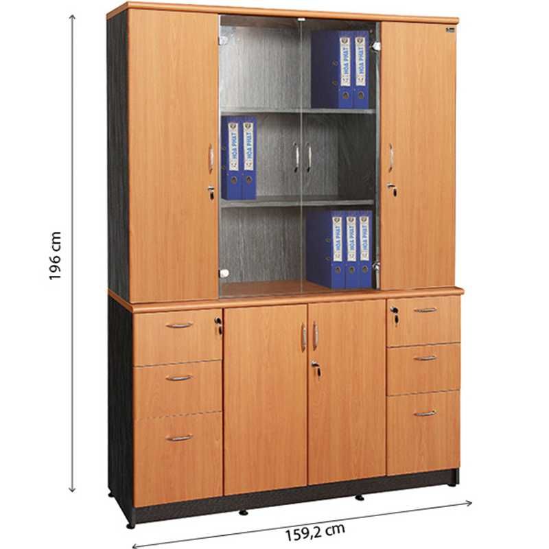 Tủ gỗ văn phòng NT1960-4B