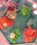 Cupcake Fondant Khủng long vui vẻ (CC05)