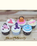 Cupcake Fondant Phụ kiện thời trang (CC06)