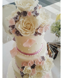 Bánh fondant cưới M02 (FD76)