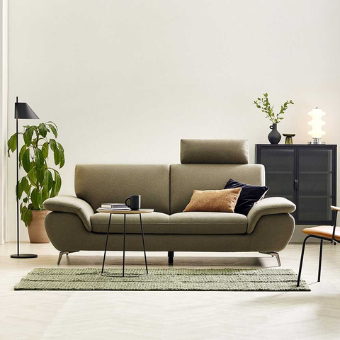 Sofa Văng Nỉ 2 Chỗ Tựa Tay