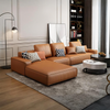 Sofa Góc Da 3 Chỗ Hiện Đại