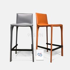 Ghế Quầy Bar Bọc Da FARO Bar Stool