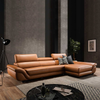 Sofa Góc Da 3 Chỗ Tựa Gật Gù