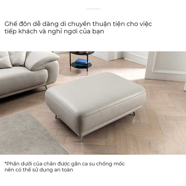 Sofa Văng Bọc Da Tựa Gật Gù
