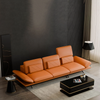 Sofa Văng Da 3 Chỗ Tựa Điều Chỉnh