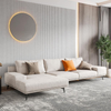 Sofa Góc Nỉ 3 Chỗ Hiện Đại