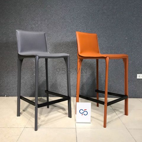 Ghế Quầy Bar Bọc Da FARO Bar Stool