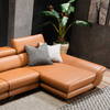 Sofa Góc Da 3 Chỗ Tựa Gật Gù