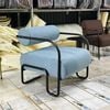 Ghế Cafe Sofa Đơn Khung Sắt Bọc Nệm SD37