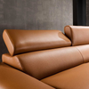 Sofa Góc Da 3 Chỗ Tựa Gật Gù