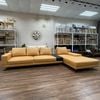 Ghế Sofa Góc L Bọc Da Phong Cách Ý