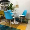 Ghế ăn cafe Eames mặt nhựa chân gỗ HERMAN VITRA