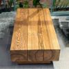 Bàn Trà Nguyên Khối Rustic Gỗ Sồi