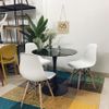 Bộ bàn tròn TULIP ghế Eames DSW