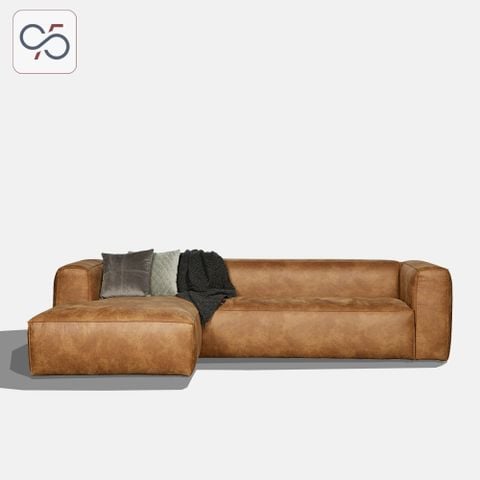 Sofa góc BEAN MODULAR bọc da phong cách Ý italia